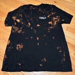 Chalk Hand Bleached Logo Tee Extra Large